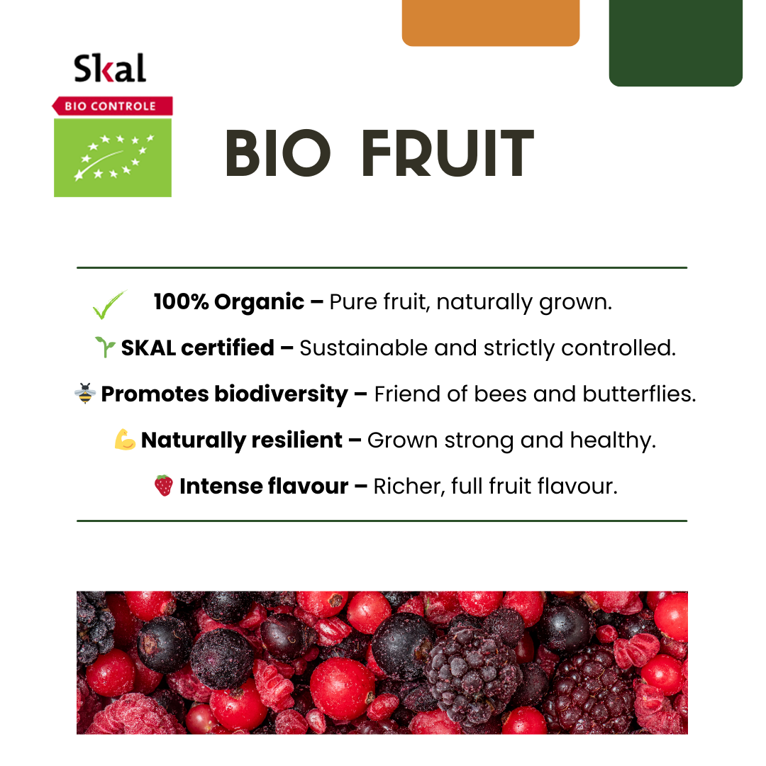 "Zoete oogst trio" BIO Fruitplanten mix set van 3 verschillende soorten